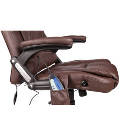Вибромассажное кресло Calviano Veroni 53 (коричневое)