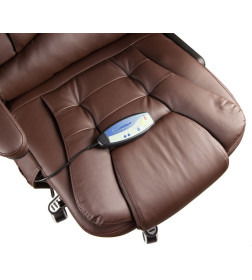 Вибромассажное кресло Calviano Veroni 53 (коричневое)