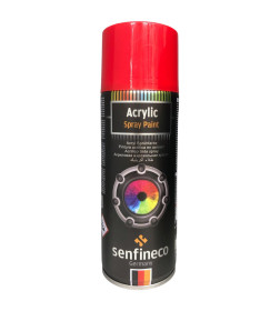Краска акриловая оранжево-красный 400мл. Senfineco Paint Acrylic Engineering Orange Red