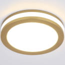 Встраеваемый светодиодный светильник с LED подсветкой круг DSKR80 5W 4200K SGD золото матовый (a049509) 