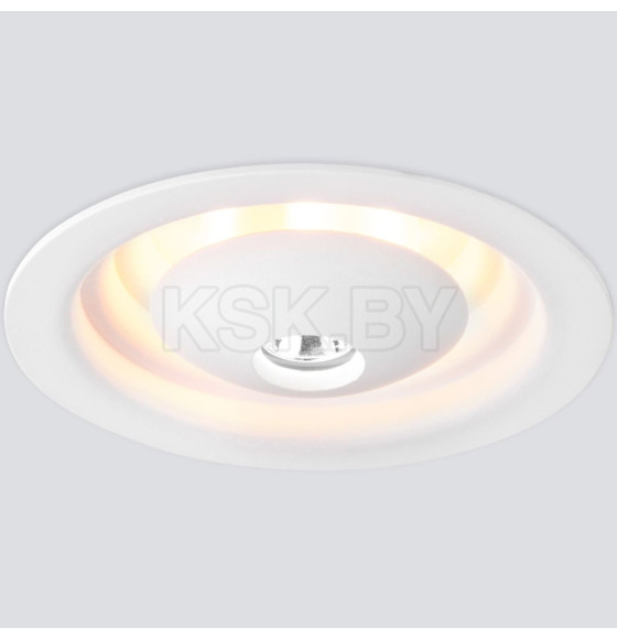 Встраеваемый светодиодный светильник с LED подсветкой круг DSS004 5+3W 4200K (a050144) 