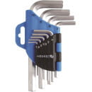 Набор шестигранных Г-образных ключей 1,5-10 мм, CrV, 9 шт HOEGERT (HT1W802) 