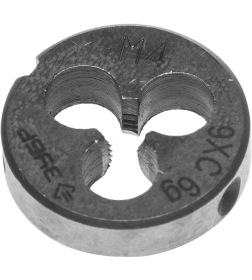 Плашка M 4 х 0,7 мм 9ХС ЗУБР "МАСТЕР"