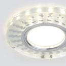 Встраиваемый светильник с LED подсветкой SL/WH зеркальный/белый, 2248 MR16 (a047761) 