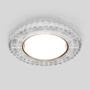 Встраиваемый светильник с LED подсветкой SL/WH зеркальный/белый, 3035 GX53  (a047764) 