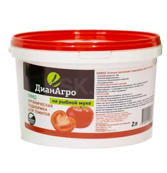 Подкормка органическая для ТОМАТОВ (на Рыбной муке), 2л