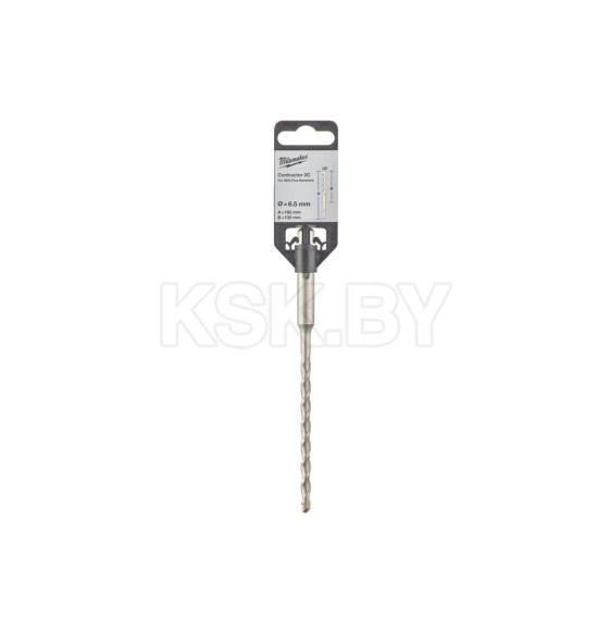 Сверло по бетону SDS-plus  6.5х100х160мм Contractor 2C Milwaukee (4932471221) 