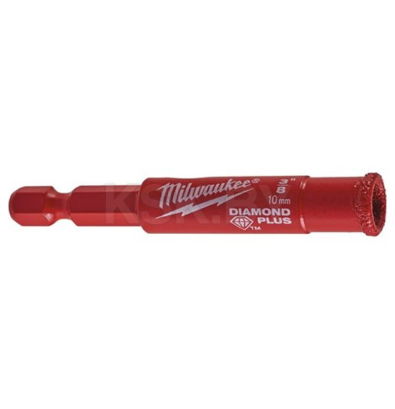 Коронка алмазная 10мм по керамограниту Milwaukee DIAMOND PLUS (2шт) (4932479234) 