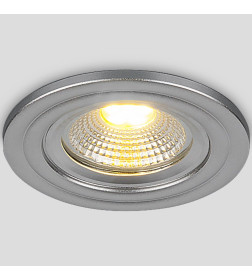 Встраеваемый светодиодный светильник 3W COB SL серебро, 9902 LED