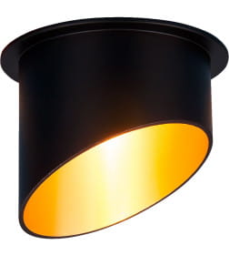 Встраиваемый светильник BK/GD черный/золото,7005 MR16