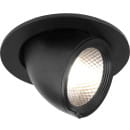 Светильник встраиваемый  9W 4200K черный 9918 LED (a052456) 