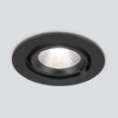 Светильник встраиваемый  9W 4200K черный 9918 LED (a052456) 