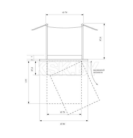 Светильник встраиваемый 10W 4200K серебро 9917 LED (a052450) 