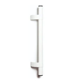 Ручка-скоба офисная прямая RL 500x30 RAL9016 белая