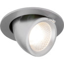 Светильник встраиваемый 9W 4200K серебро 9918 LED (a052457) 