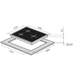 Панель варочная газовая MAUNFELD EGHE.43.33CW\G
