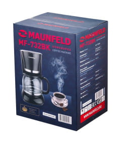 Кофеварка капельного типа MAUNFELD MF-732BK
