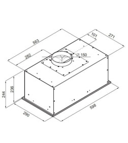 Вытяжка кухонная MAUNFELD Crosby Power 60 белый