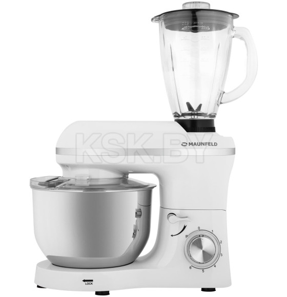 Кухонный комбайн 2 в1 MAUNFELD MF-435WH PRO (КА-00015570) 