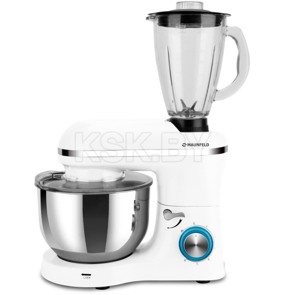 Кухонный комбайн 2 в1 MAUNFELD MF-435WH PRO (КА-00015570) 