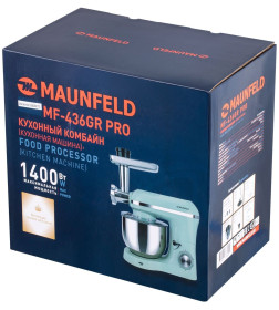 Кухонный комбайн 2 в1 MAUNFELD MF-436GR PRO