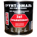 Грунт-Эмаль по ржавчине Графитовая Dali 3 в 1 серо-синий, (0,75 л) 