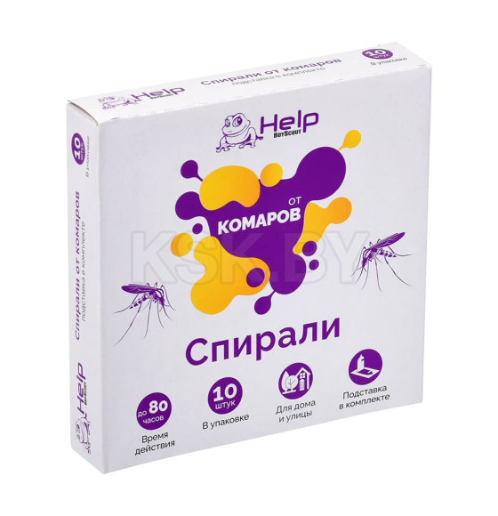 Спирали от комаров 10 шт, HELP 80230 (80230) 