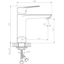 Смеситель для умывальника Rossinka Silvermix RS27-13  (RS27-13) 