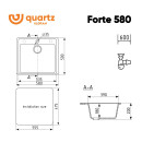 Мойка кухонная Ulgran Quartz Forte 580-03