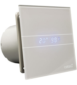 Вентилятор CATA E-100 GSTH GLASS SILVER TIMER HYGRO