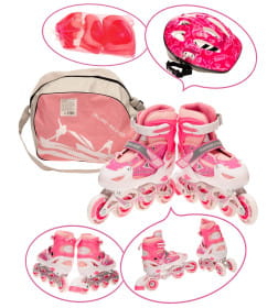 Коньки роликовые в наборе с защитой Favorit, 106SET-M-PN