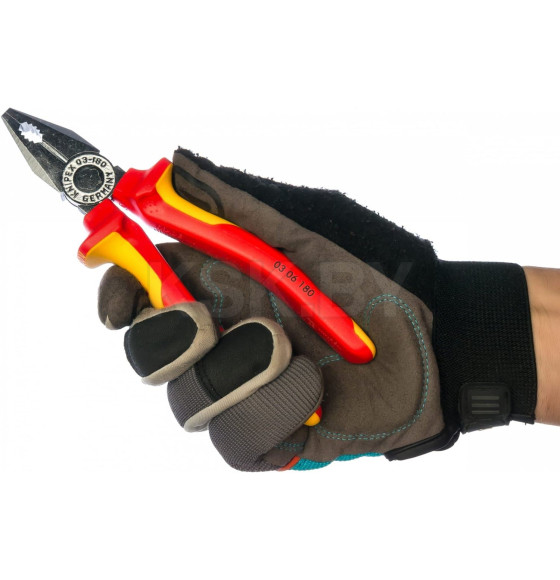 Плоскогубцы 180мм комбинированные хромированные Knipex (0306180)