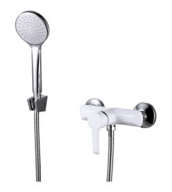 Смеситель для душа  Esko Sorrento White, SR 80W