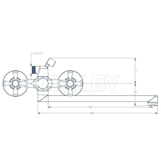 Смеситель для ванны Esko Side, SID 31 (SID 31) 