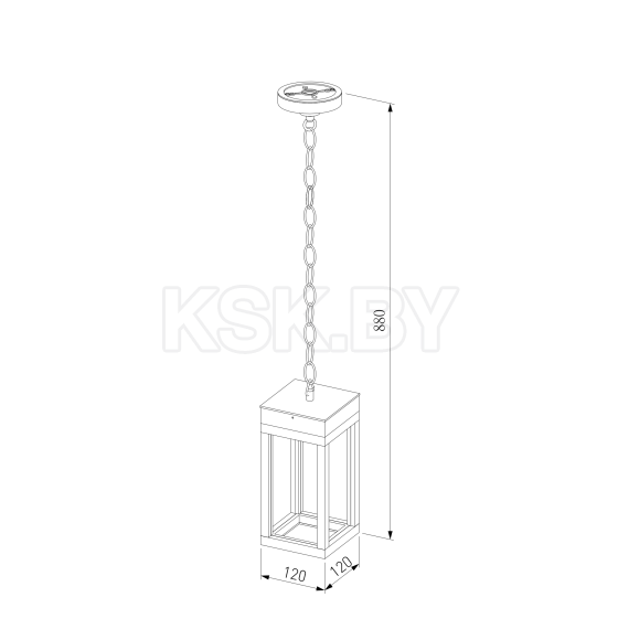 Уличный свет TEHNO 1528 LED 12Вт IP54 серый ES (a051858) 