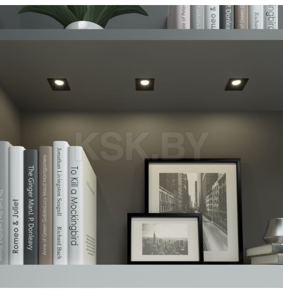 Светильник встраиваемый  3W BK черный 15271/LED (a056027) 