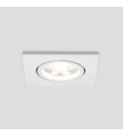 Светильник встраиваемый  5W 4200K WH белый 15273/LED