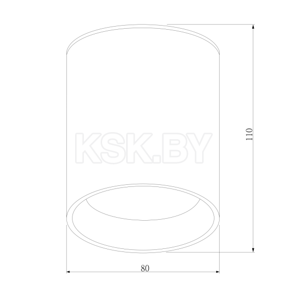 Светильник садово-парковый со светодиодами Light LED 2104 черный 35130/H (a056229) 