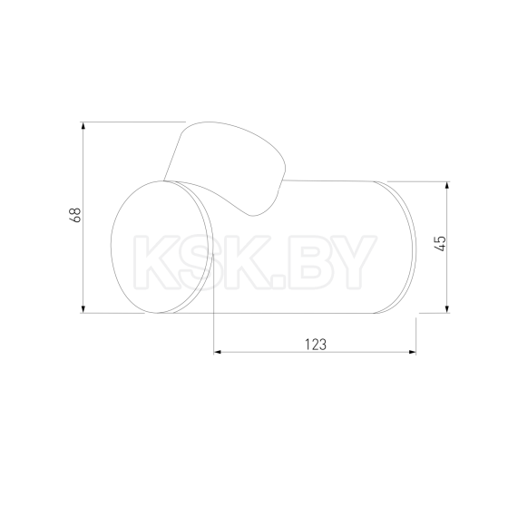 Светильник садово-парковый со светодиодами Ray LED черный 35134/W (a056370) 