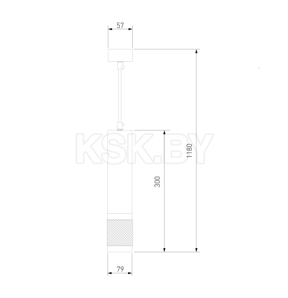 Светильник подвесной / черный/золото DLN108 GU10 (a055559) 