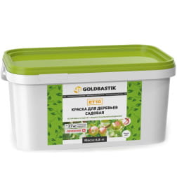 Краска для деревьев садовая "Goldbastik BT 10"  4,8л , 6,8 кг