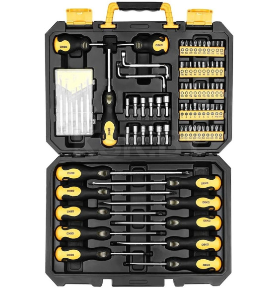 Набор отверток и бит DEKO SS83 в чемодане SET 83 (065-0606) 