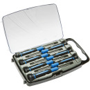 Набор часовых отвёрток в футляре, 7 шт HOEGERT (HT1S270) 