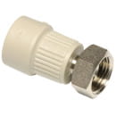 Муфта комбинированная ПП с накидной гайкой с внутр. резьбой 20х1/2" Wavin (SZM02020XX) 