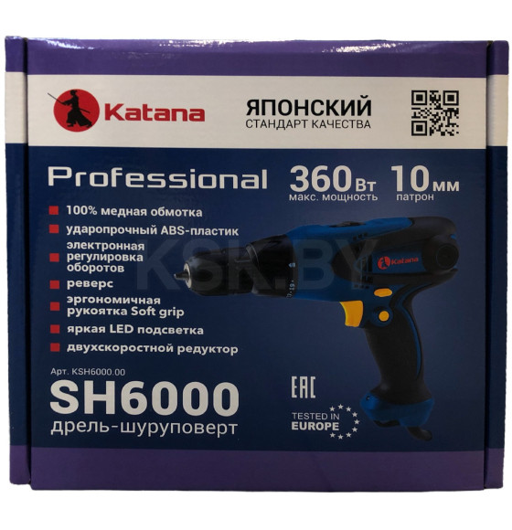 Дрель-шуруповерт KATANA SH6000 (KSH6000.00) 