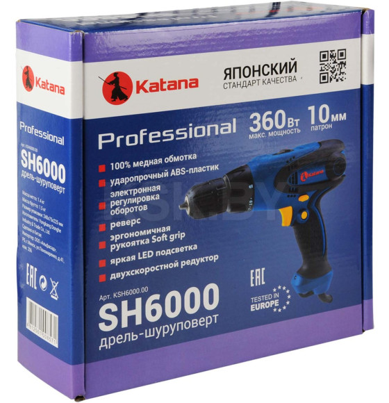 Дрель-шуруповерт KATANA SH6000 (KSH6000.00) 