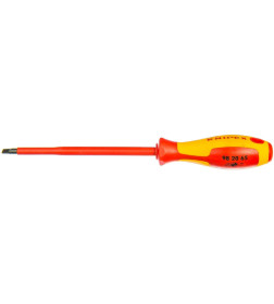 Отвертка плоская SL6,5х262мм Knipex