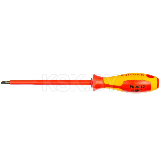 Отвертка плоская SL6,5х262мм Knipex (982065) 