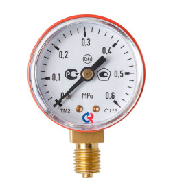 Манометр 50 мм, для пропанового редуктора 0-0,6Мпа М12*1,5 (без поверки)