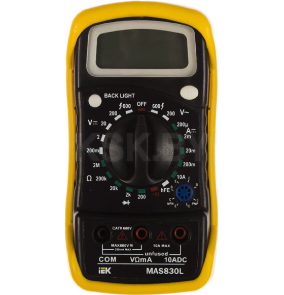 Мультиметр цифровой Master Mas830L IEK (Mas830L) 
